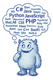 Monster thinking about programming languages