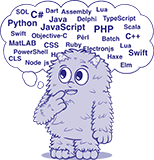 Monster thinking about programming languages