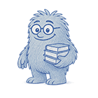 Monster with books representing patterns & practices