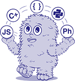 Monster juggling multiple programming languages
